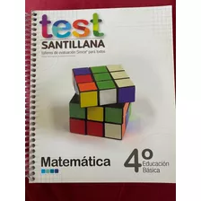 Libro Test Santillana Matemática 4 Básico