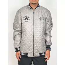 Jaqueta Chronic Puffer Tag Fresh Back - Cinza Claro