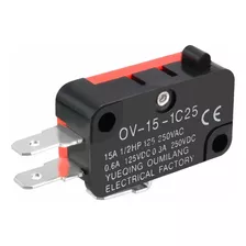  2 Peças - Chave Micro Switch Ov-15-1c25 15a - 125/250 V 