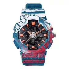 Reloj De Pulsera Diray Para Hombre Deportivo Dr341adhm2 Color De La Correa Multicolor Color Del Bisel Multicolor Color Del Fondo Negro