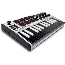 Akai Pro Mpk Mini Mk3 25 Teclas Usb Midi Teclado (blanco