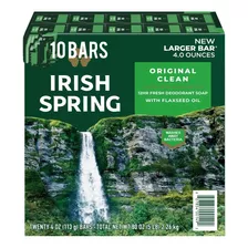 Irish Spring Original Clean - Jabón En Barra (10 Pack) 113gr