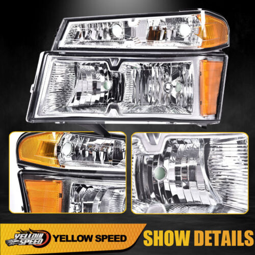 Amber Corner Headlights+bumper Lights Fit For 04-12 Gmc  Ccb Foto 7