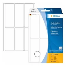 Etiqueta - Herma 2540 Multi-purpose Labels 32x82 Mm White Pa