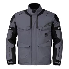 Campera Moto Rs-taichi Kompass Gray 4 Estaciones Impermeable