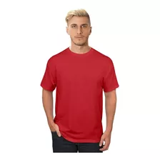 Remera Basica Hombre Manga Corta Lisa 100% Algodon