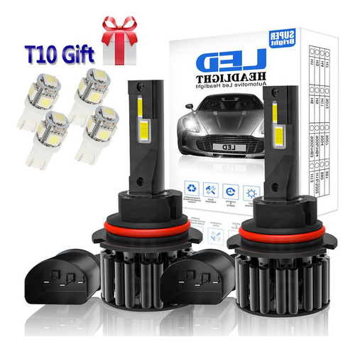 9007 Hb5 Kit De Focos Led De 4 Lados 20000lm 52w Para Ford Ford Crown Victoria