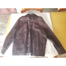 Campera De 100% Cuero Porcino Usada