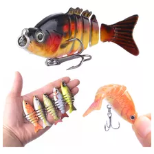 Kit 5 Isca Artificial Lambari Pesca Tucunaré Dourado Robalo