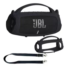 Capa Case Bumper Emborrachada Para Jbl Charge 5 + Alça Ombro