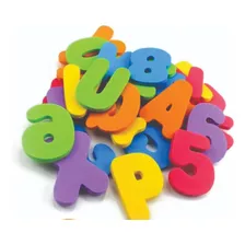 Letras E Números Alfabeto 8 Cm Eva Banho Divertido -36 Peças