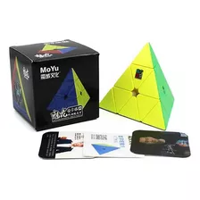 Cubo Rubik Pyraminx Moyu Meilong Magnetica Color De La Estructura Stickerless