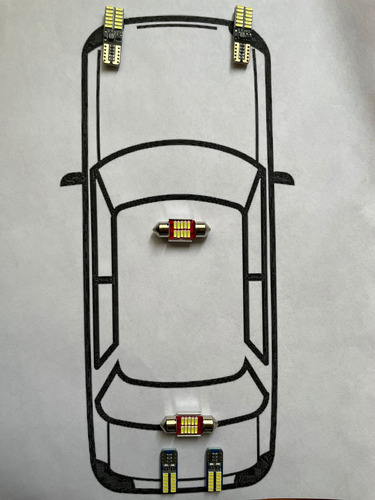 Kit Led Canbus Dodge Attitude 2015/2020hyperled Foto 8