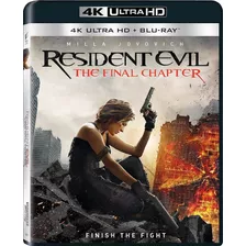 4k Ultra Hd + Blu-ray Resident Evil The Final Chapter / Resident Evil 6 El Capitulo Final