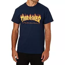 Camiseta Thrasher Flame De Manga Corta