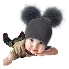 Gorro De Lana Sintética Cálido Para Invierno, Para Niñas Y N