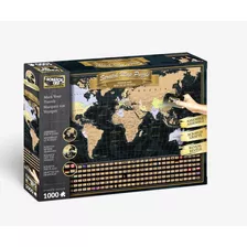 Puzzle 1000 Piezas Mapa Mundial - Raspa Y Descubre Paises