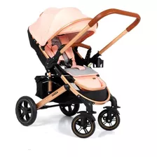 Coche Cuna De Lujo Baby Craft «lucca» Edición Limitada Pink