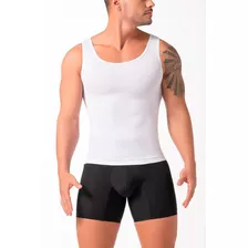 Camisa Faja Reductora Para Hombre Geordi Costuras Planas Gym