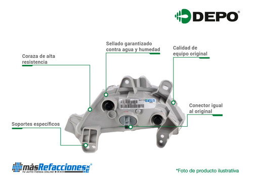 Par Cuartos mbar S/foco Oldsmobile Bravada 91-94 Depo Foto 3