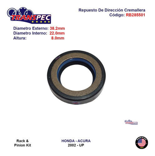 Repuesto De Direccin Cremallera Acura Rsx-s 2002-2005 Foto 5