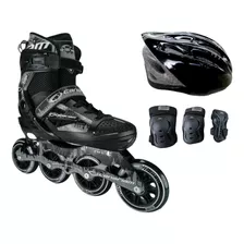 Combo Patines Canariam Semiprofesional + Protección + Casco