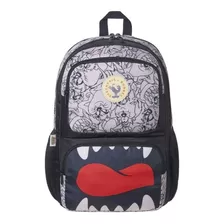 Mochila Demonio De Tazmanía Portalaptop Escolar Niño Moda