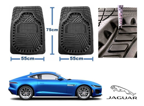 Tapetes Premium Black Carbon 3d Jaguar F-type 2014 A 2022 Foto 2