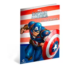 Livro Capitão America Ler E Colorir Marvel - Culturama