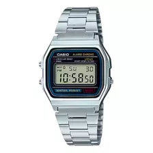 Relógio Casio Prata Vintage Digital Aprova D'água Original