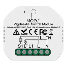 Interruptor Zigbee+rf Inteligente Tuya Módulo 1 Canal Ms104z