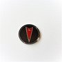 Emblema Palabra Pontiac Negra De Plastico 18.5cm X 2.2 Cm