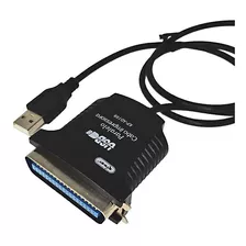 Cabo Conversor Usb Paralelo Db36 Lpt Impressora Lx300 36 Pin