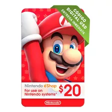 Nintendo Eshop Gift Card $20 | Tarjeta Regalo | Envío Rápido