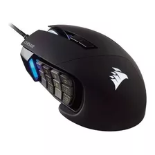 Mouse Gamer Corsair Scimitar Rgb Elite 17 Botones Negro