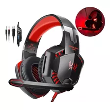 Auriculares Gamer Kotion Each G2000 Red-blue Flexible