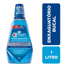 Antisséptico Bucal Crest Pró Saúde Sabor Menta, 1l 