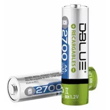 Pila Recargable Aa Bateria Dblue 2700mah 1.2v 1 Unidad 