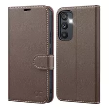 Funda Ocase Billetera Piel Para Galaxy A54 Marron