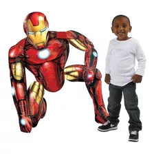 Iron Man Avengers Globo Caminante Gigante Awk Fiesta Decora