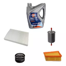 Kit Aceite Gulf Y Filtros Tecneco Renault K4m Clio Ii 1.6 