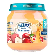 Papilla Para Bebé Heinz Manzana Frasco De Vidrio 113g