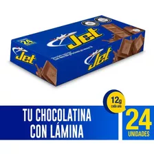 Chocolatina Jet Leche Plegadiza X 24 Un - Kg
