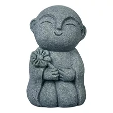 Pez Vivo Buda Japonés Jizo Bosatsu Feng Shui Estatua De Monj