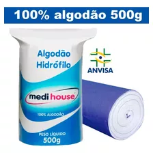 Algodão Hidrófilo Em Rolo 500g - Pct. 1 Rolo De Algodão