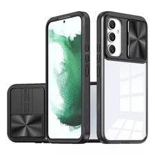 Case Camshield Transparente Con Protector Camara Deslizable