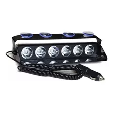 Baliza Policial Emergencia S32 - 12v Led Patilla Tipo Lupa