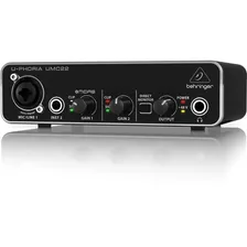 Interface De Áudio U-phoria Umc22 Behringer + Nf + Garantia!