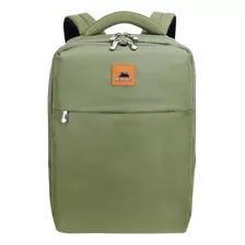 Backpack Skypeak 15.6 Pulgadas Color Verde Cta-115gr Diseño De La Tela Poliéster