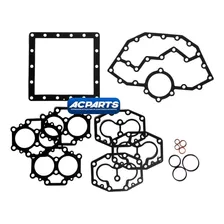 Conjunto De Juntas Compativel C/ Compressor Denso 6c500 Bus